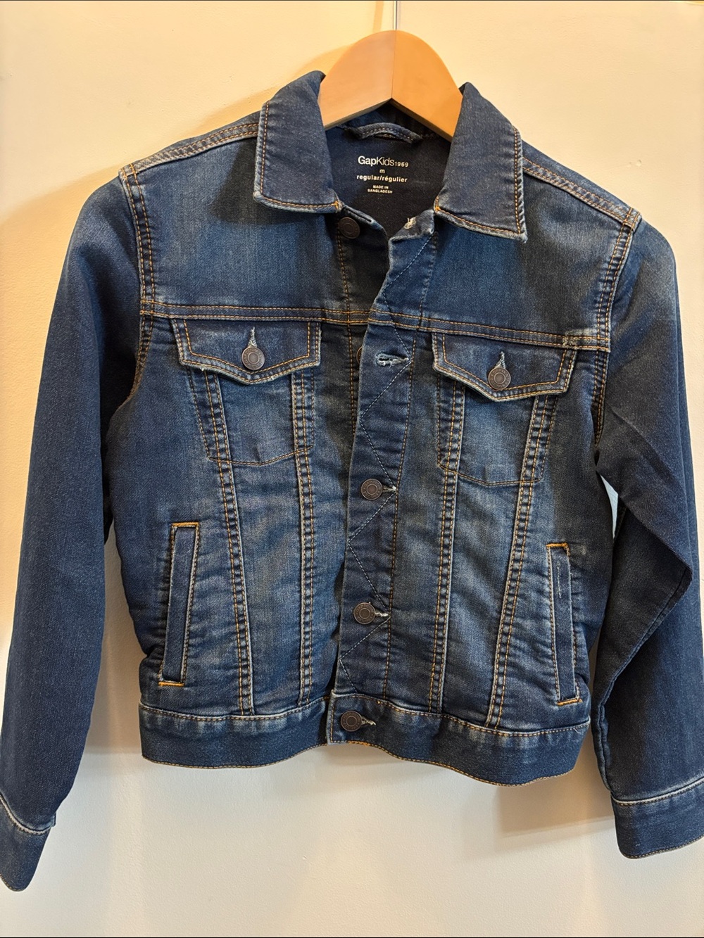 GAP Kids Dark Blue Denim Shirt Jacket